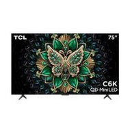 ทีวีคิวดี มินิแอลอีดี 75 นิ้ว TCL (4K, LED, GOOGLE TV) 75C6K (1289179)