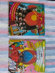 日本特攝 忍者卡プター JACQ電擊隊 黑膠唱片 2隻