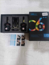 Lampu led mobil C6 hb3 dus hitam