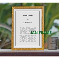 Home Decoration Picture Frame Gold Declaration Size A4 8x12 8x10 6x8 A5 B5 6x9 With Mirror. Back Cov