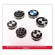 BMW Hubcap 56mm/68mm Blue and White Black and White Black Knight Hubcap Car Accessories