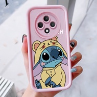Case For OPPO Reno 12F 4G 12F 5G F27 5G Phone Cute Three-Color Silicone Shockproof