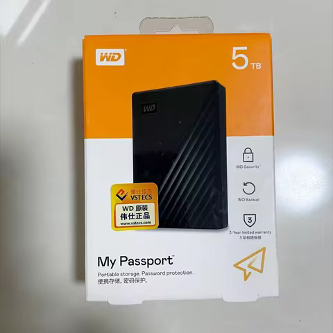 Promotion!!! WD 5TB My Passport Portable External Hard Drive HDD USB 3.0 Backup software and passwor