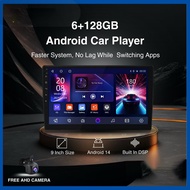 CAR LED Android Car Player 9inch 6GB RAM + 128GB ROM Octa Core Cooling Fan Wifi Gps Universal CarPla