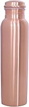 Holy Exports 34 Oz Copper Water Bottle with Lid - Copper Water Vessel for Gym– Large -Leak Proof - Smooth Finish-MAT-(Bottle)