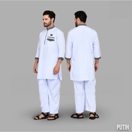 [ Ready] Setelan Kurta Pakistan Pria Dewasa - Baju Koko Set Celana Dan