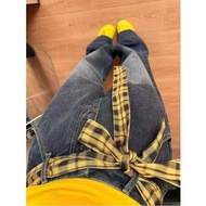 Bow Plaid Strap Style Street Wear Superdlksy02.my