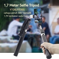 170cm Anti Slip Tripod Selfie Stick, Easy To Carry, Bluetooth Remote Control With Battery Input, 4-i