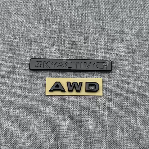 For MAZDA CX-30 CX-90 CX-50 CX-60 Car Auto Black Logo SKYACTIVG Emblem Car Trunk Badge AWD Sticker A