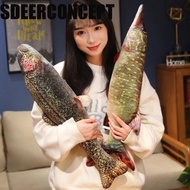 SDEERCONCEPT Cartoon Fish Plush Toy, Grouper Stuffed Simulation Fish Plush Pillow, Sofa Cushion Soft