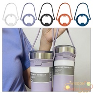 WISDOM 2Pcs Insulated Tumblers, Dia 85 to 100mm Keep Drinks Hot Cold Water Bottle Handle, Leakproof 