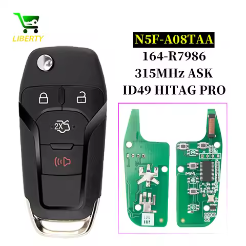 Liberty Car Remote Key For Ford F150-F550 Fusion Explorer N5F-A08TAA ID49Chip 315Mhz Auto Smart Cont