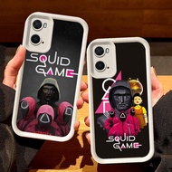 White Case for OPPO A57 A76 A57s A77s A57e A96 A77 A36 S25 Squid Game