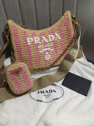 Prada Re-edition 2005 Raffia Bag