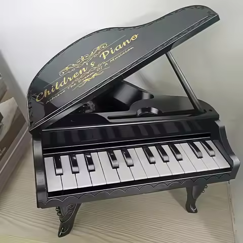 Mini electronic piano, children's electronic piano toys, home mini ornament small piano