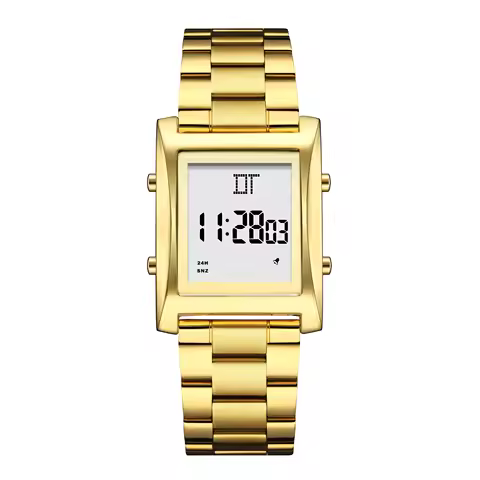 Muslim Watch For Prayer with Azan Qibla Compass and Hijri Al Harameen Fajr Time Wristwatch Islamic K