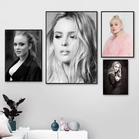 Zara Larsson Posters Music Singer Star Rapper Photo Music Wall Art Prints Canvas Poster Wall Picture
