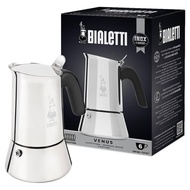 Bialetti New Venus 6 Cups 235ml Induction Stovetop Stainless Steel Espresso Coffee Moka Pot Korea