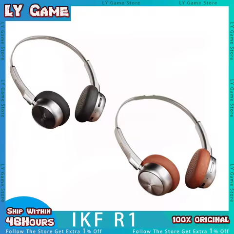 IKF R1/Pro Retro Wireless Bluetooth Headphone Noise Cancellation 90° Rotation Hifi Fidelity Sound Qu