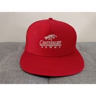 R2-C15-CAP VINTAGE USA CANTERBURY DOWNS TRUCKER SNAPBACK BUTTON ORIGINAL MADE IN USA