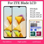 For ZTE Blade A72 4G / A72 5G / A72S /A73 4G / A73 5G / A75 5G/ A76 5G LCD Display Touch Screen Repl