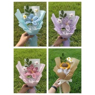 Xoaihandmade hand-crocheted wool flower bouquet XM-HOA02 Meaningful Valentine's Day March 8 gift