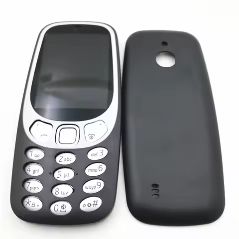 New Full Housing For Nokia 3310(4G Version) Face Frame +Battery Cover Case+Keyboard