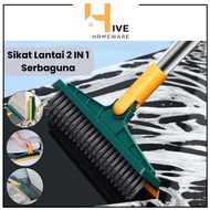 HIVE 2IN1 Toilet Floor Brush Long Algae Toilet Brush Multipurpose Brush