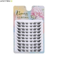 LUCKYSTORE Lash Clusters,  Eye Manga False Eyelashes, Daily Use Reusable Natural Look Anime Lash