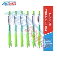 Aksesoren Pulpen Gel Kokoro Zebra [1 Pcs] / Color Gel Pen Ballpoint Pena Ball Bolpen Polpen Bulpen T