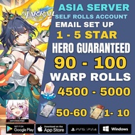 Honkai Star Rail ID Starter Account | Reroll Account Honkai Star Rail action figure