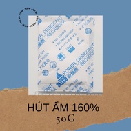 50g Desiccant Package For Cameras, Camcorders, Phones, Bags - Silicagel Moisture-Proof 50g x 5 Packs