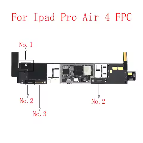 5pcs LCD Display Touch Screen FPC Connector On Motherboard For iPad Air 4 2020 10.9 A2316 A2324 A232