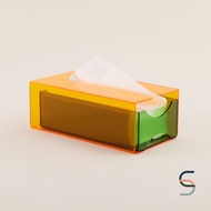 SARABARN Acrylic Tissue Box | กล่องทิชชูอะคริลิกใส 3 สี