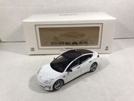 Time Micro TM 1:64 Tesla Model 3 白色
