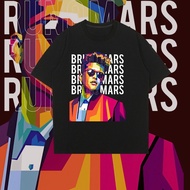 (HOT) Fashion Popular T-Shirt Cotton Printed Bruno Mars 24k Singapore Tour Classic Style 2024 S-5XL