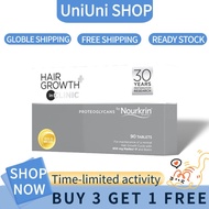 【GLOBLE SHIPPING丨BUY 3 FREE 1】Nourkrin Hair Growth+ inCLINIC 90 Tablets Treat All Stages Hair Loss A