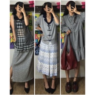 APRIL6 CLOTHING - Pre-mixed Set, 2-hand long dress [ig: april6_clothing]]