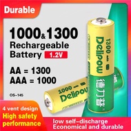 Delipow AAA AA Rechargeable Battery || 1V AA || 1.3V AA || Ni-MH LED USB Charge batteries