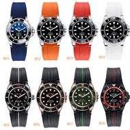 Rolex - 21MM 代用膠帶 Vulcanized Rubber Strap