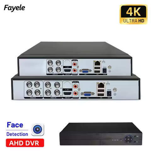 8MP 8CH HD Analog Digital Video Recorder DVR AHD CVI TVI CVBS 4in1 UTC BNC Coaxial PTZ Closed CCTV S