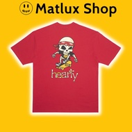 DREW HOUSE 22FW Hearty T-Shirt, pink, high quality cotton, DREW tee with loose letter print, Drew un