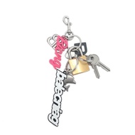 Keychain Messenger Bag Shoulder Bag Pendant Metal Jewelry Bag Portable Pendant Lock Packaging Rodeo 