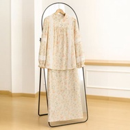 YAN@YAN Set Baju Kurung Bunga,Alyssa,Blaus dan Skirt Perincian Renda Sederhana,Pakaian Muslimah-8332