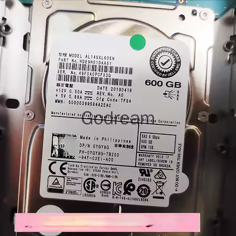 For DELL 990FD WPJY9 YGY9G 600G 15K SAS 6G 2.5-inch server hard disk