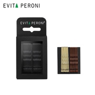 Evita Peroni | Jazz Bobby Pin | Metal | Black 0.3x0.6cm | Golden 0.3x0.5cm | Brown 0.3x0.5cm