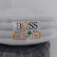 Flexible Conduit Boss Brand 32 Mm Or 1 1 1/ 4 Inch. Pvc 1 Roll 25 Meters