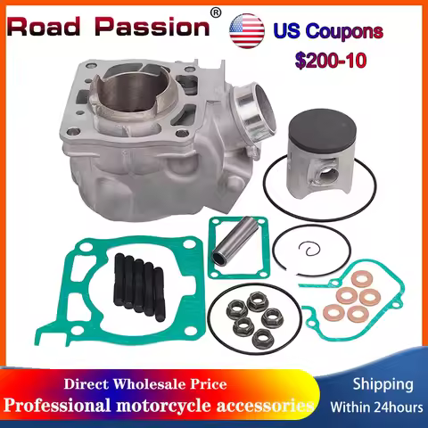 Road Passion 54mm Motorcycle Engine Part Air Cylinder Block & Piston Ring Kit & Gasket Kit For YAMAH