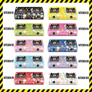 2 Burner Stove Stickers and 1 Burner Stickers with the Latest Motifs - Kitchen B