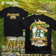 Mahjong Ways 2 PG Soft T-Shirt - Mahyong Zeus Pragmatic Play Distro Shirt - 30S Combed Cotton T-Shir